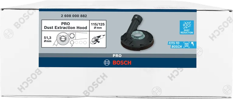 Вытяжной кожух Bosch PRO 115/125 мм.